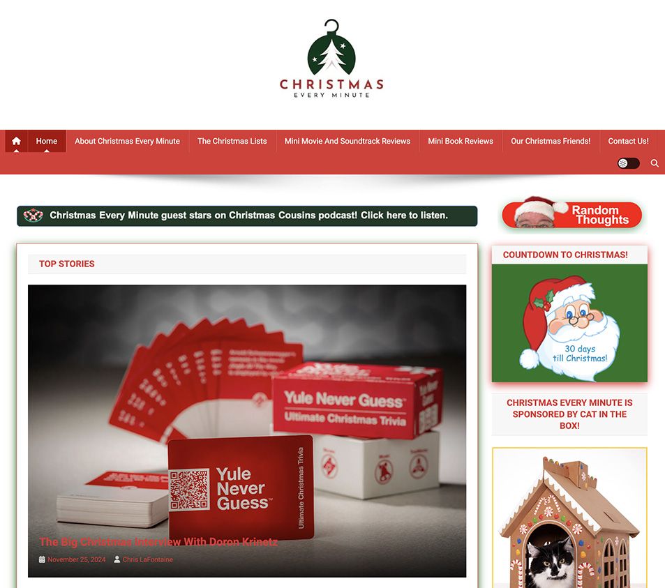 Yule Never Guess What he’s Launched for Christmas: The Big Christmas Interview with Doron Krinetz